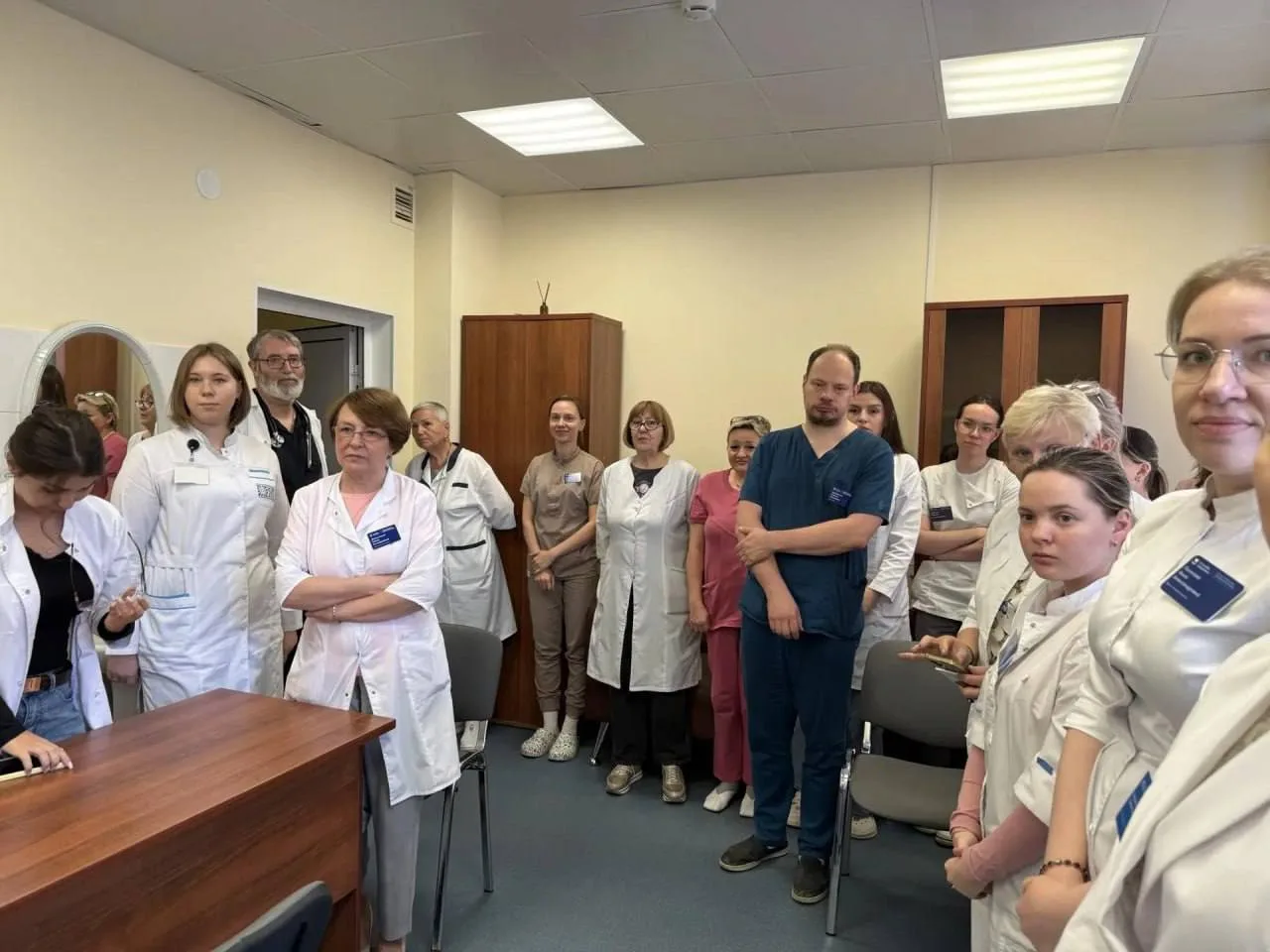 В преддверии Дня медицинского работника в Истринской клинической больнице поздравили сотрудников и в