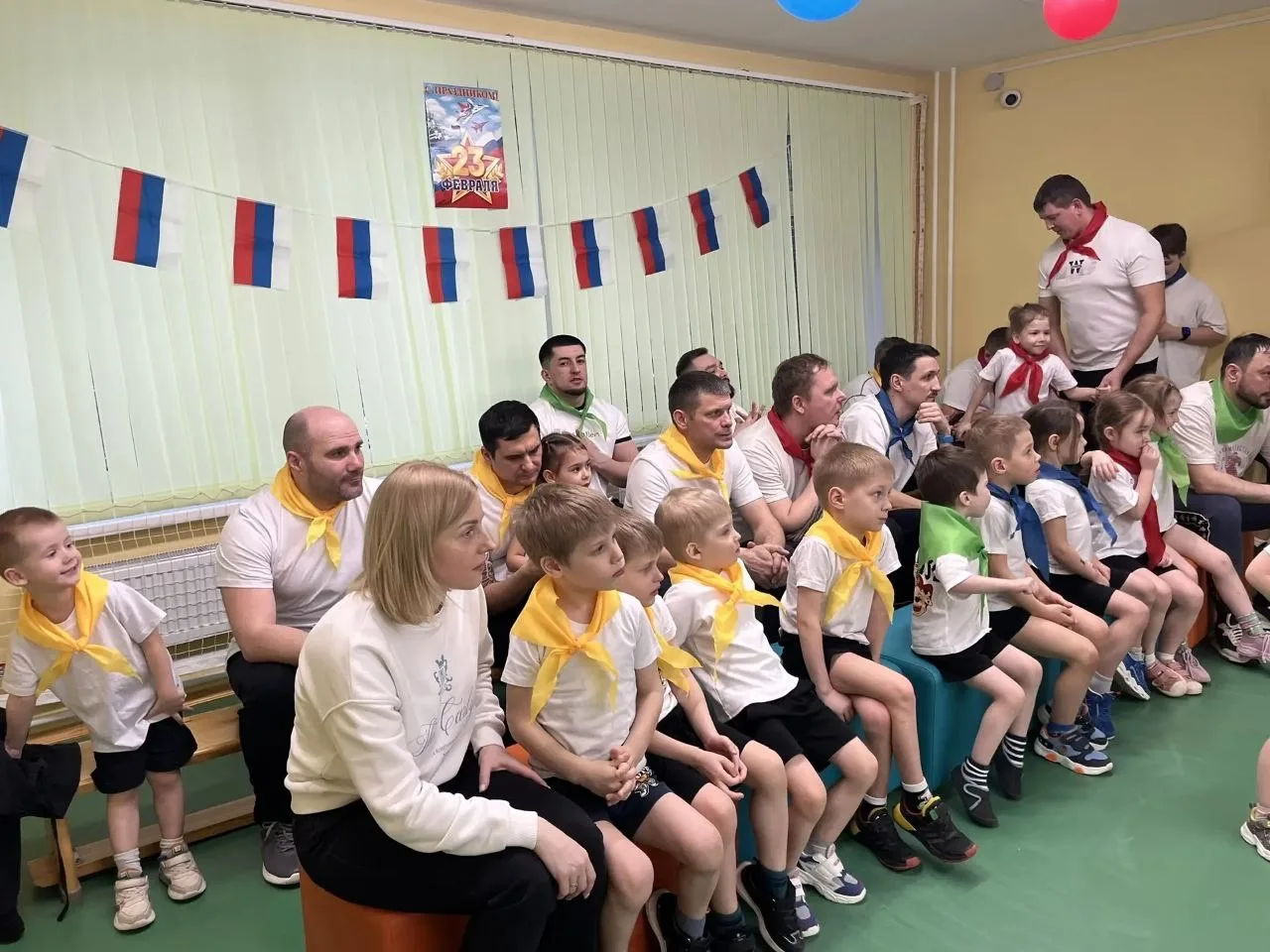 🎖️В средней группе 7Ш «Звёздочки» прошел спортивный праздник «Мой папа-лучше всех!», посвященный Дню