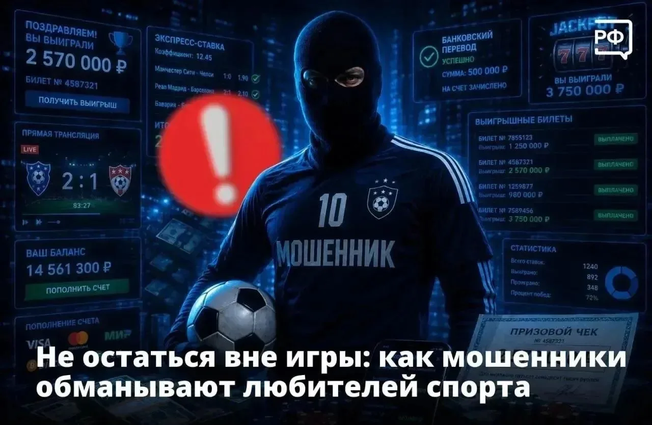 🚩 Спорт — это честная игра. Но не для мошенников!