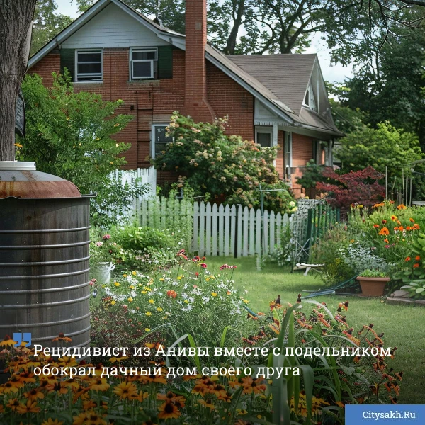 🏠 Чужое добро из дачного домика в Воскресеновке украли двое ранее судимых жителей Анивы. Один из пр