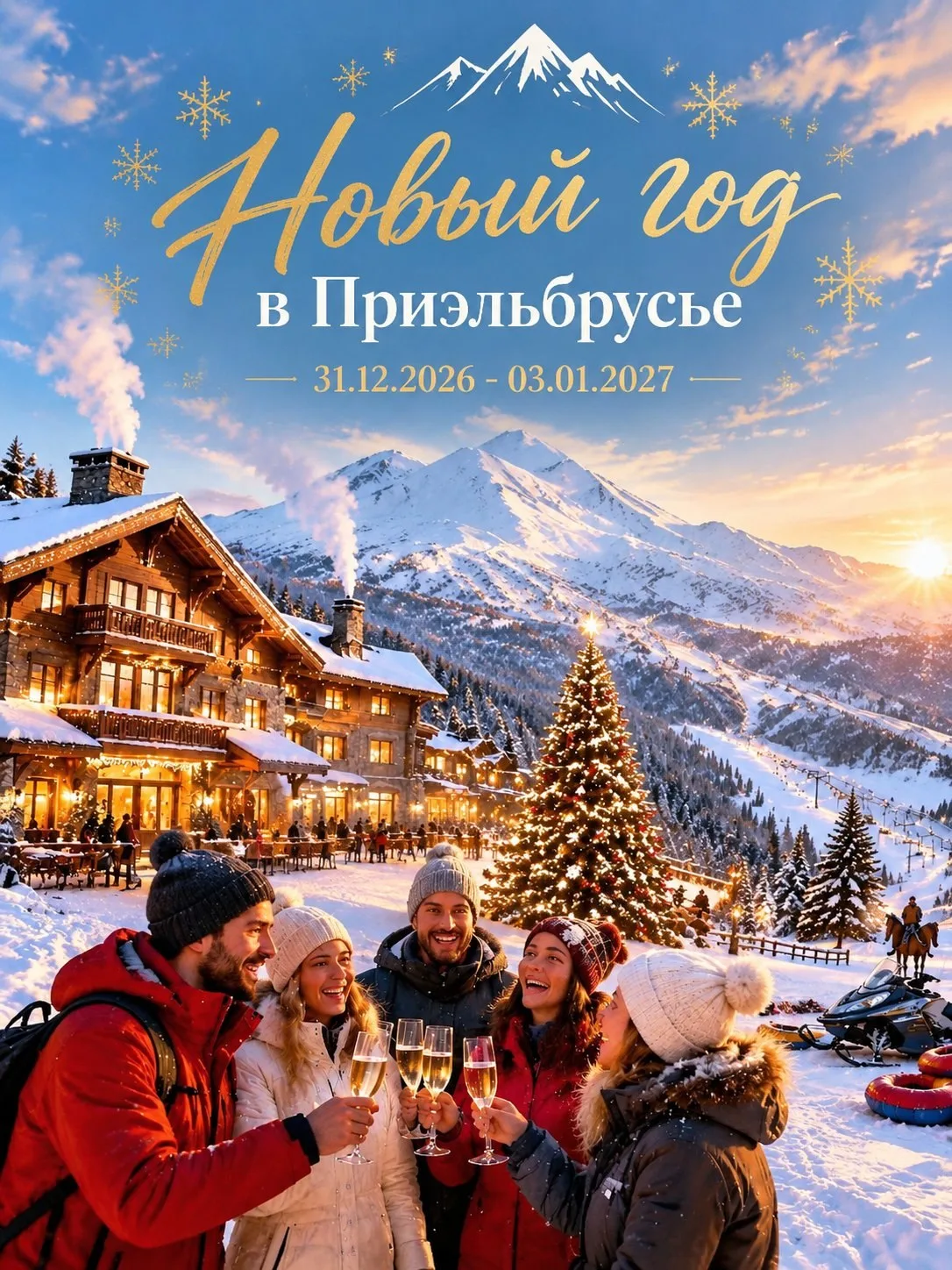 🎄Вдохни 2027 год полной грудью. На высоте 2300 метров. 🎄🏔️