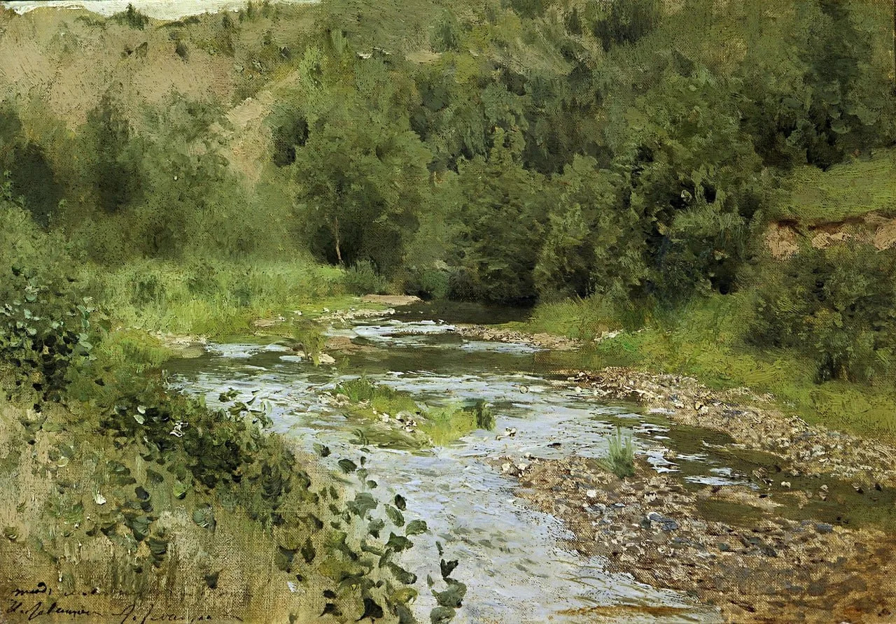 «Речка»
1888 г.
Исаак Ильич Левитан
Государственная Третьяковская галерея, Москва.

@pic_history