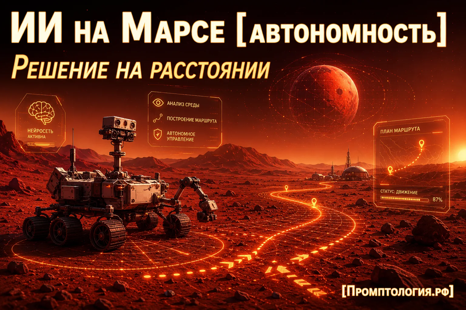 ИИ на Марсе 🔺автономность🔻