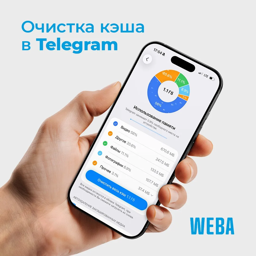 ⏺️ Телефон пишет, что память переполнена?