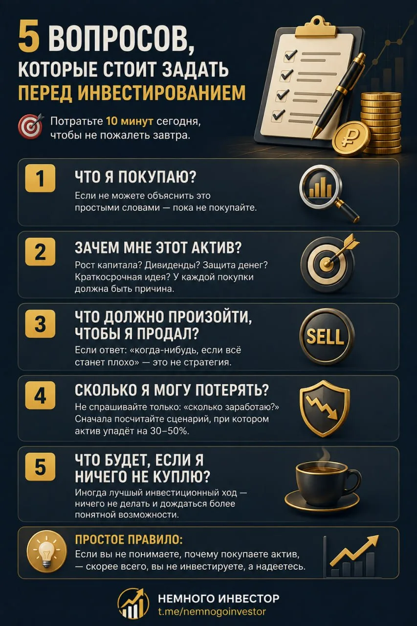 💰 Самая дорогая ошибка инвестора — не купить не ту акцию