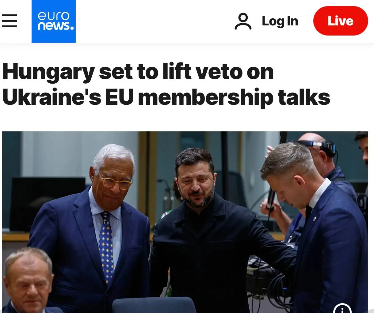 «Венгрия сняла вето на переговоры о вступлении Украины в ЕС»: Будапешт разблокировал те...