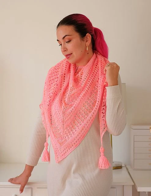 Camassia Shawl by Ksenia Naidyon