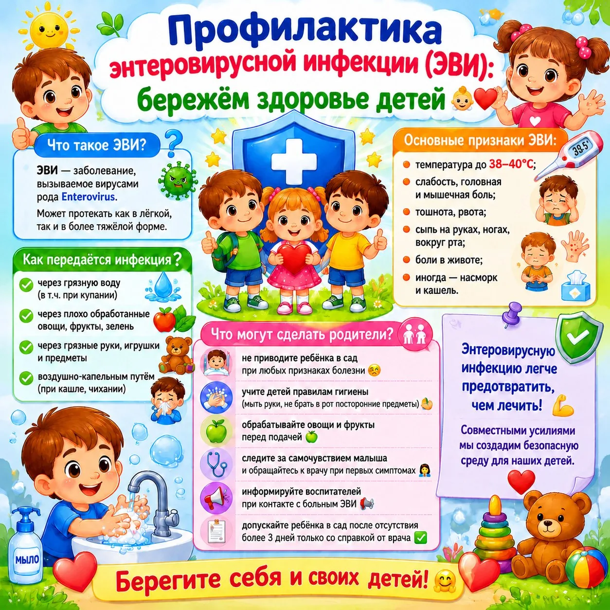 ПРОФИЛАКТИКА ЭНТЕРОВИРУСНОЙ ИНФЕКЦИИ