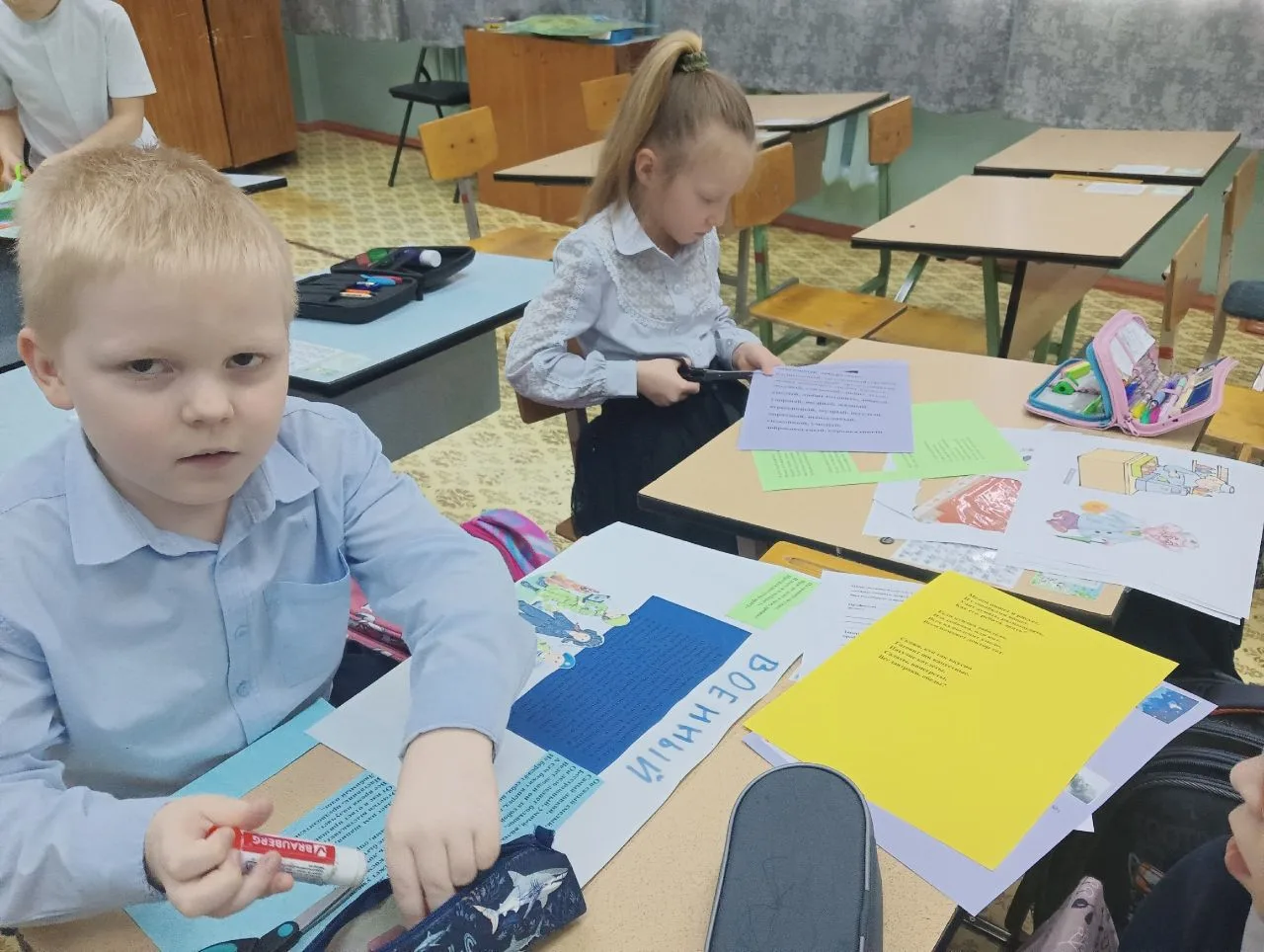 В преддверии 1 мая, праздника весны и труда, учащиеся 1-А класса решали проектную задач...