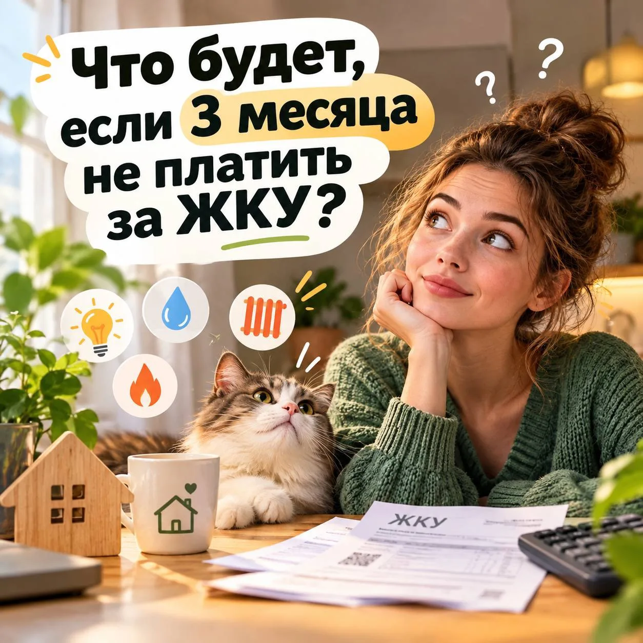 👀 Что происходит, если 3 месяца не платить за ЖКУ? Объясняем простыми словами