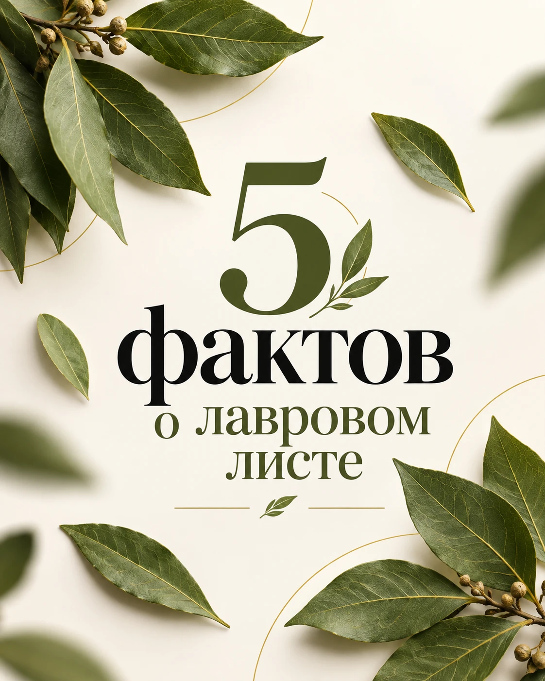 5 фактов о лавровом листе 🌿