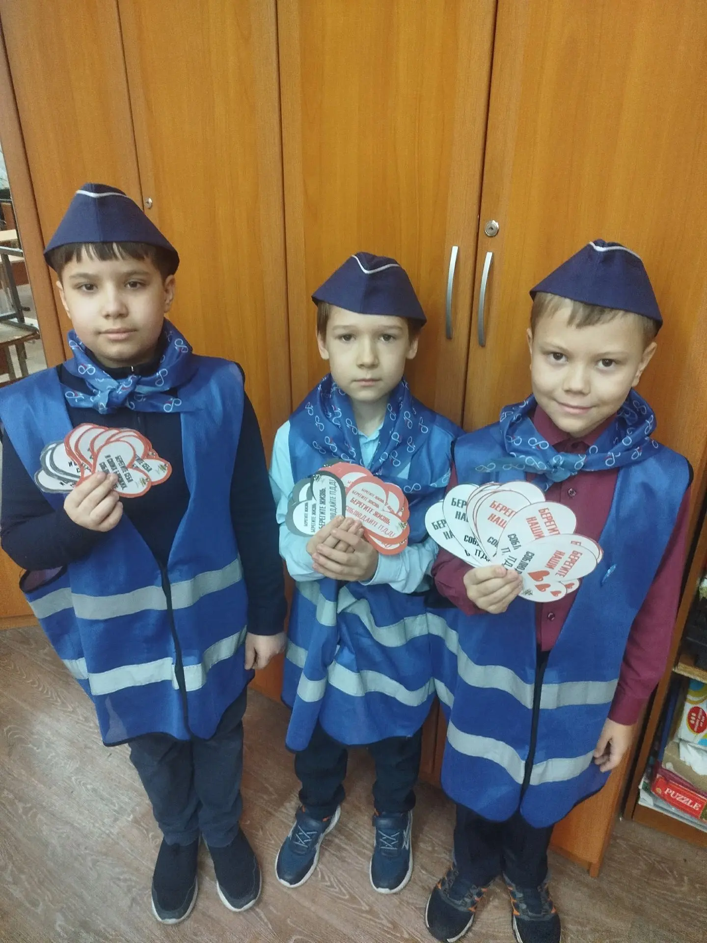 🚦❤️ Сегодня наш отряд ЮИД вместе с заместителем директора по безопасности жизнедеятельности и воспит