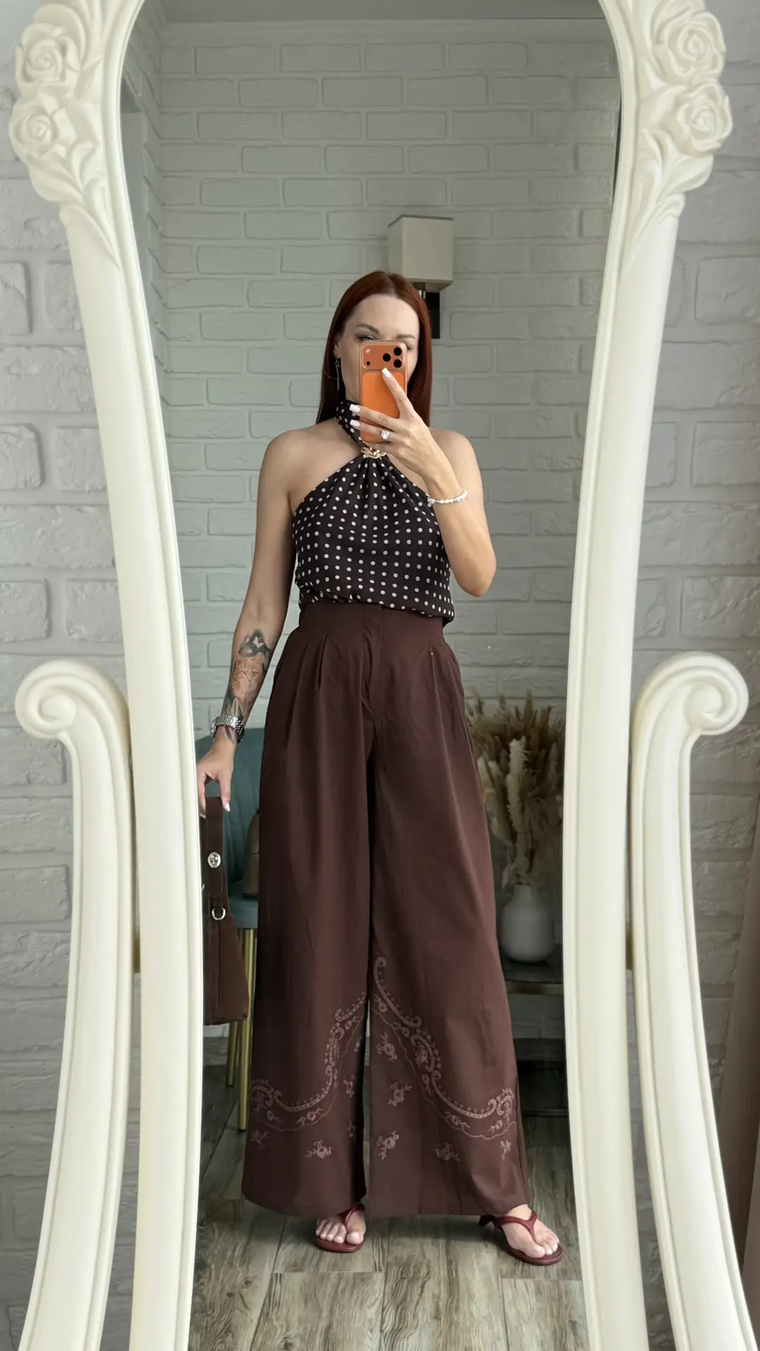 Брюки хлопковые как в ZARA 🤎