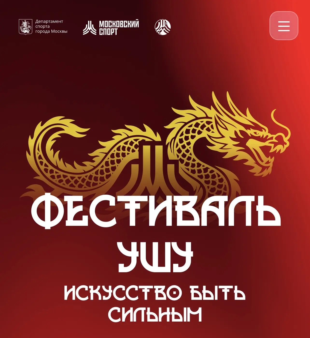 🆓 Первый масштабный фестиваль ушу!