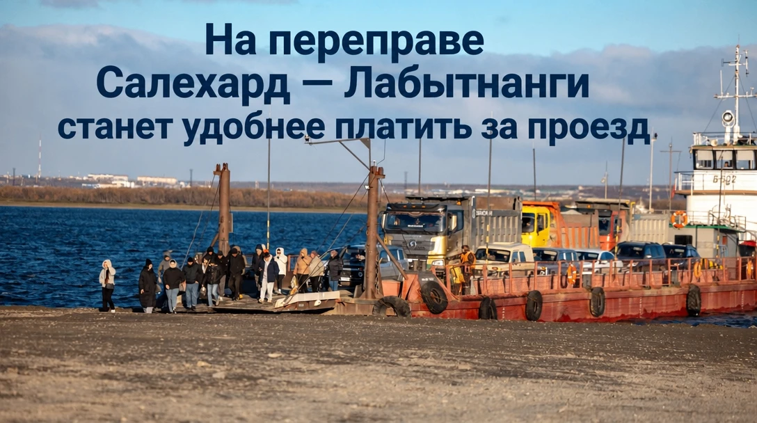 ⛴ На переправе Салехард — Лабытнанги станет удобнее платить за проезд