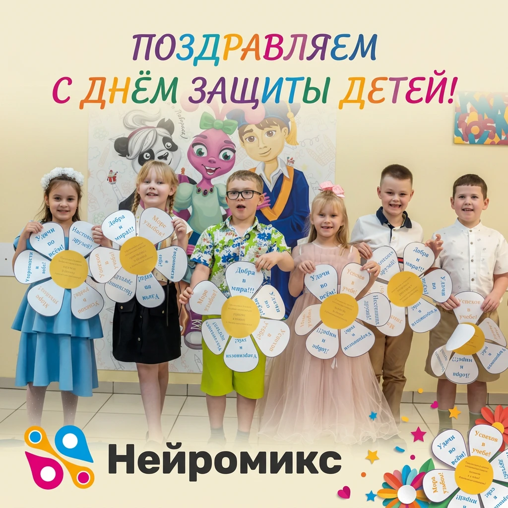 Поздравляем всех-всех ребят и девчат с Днём защиты детей!