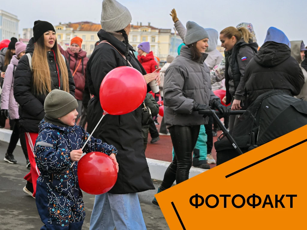 Около 350 норильчан прошли "10 000 шагов здоровья" по "Заполярнику"