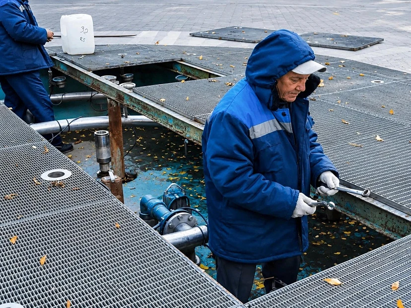 ⛲ В Саратове законсервировали первый фонтан