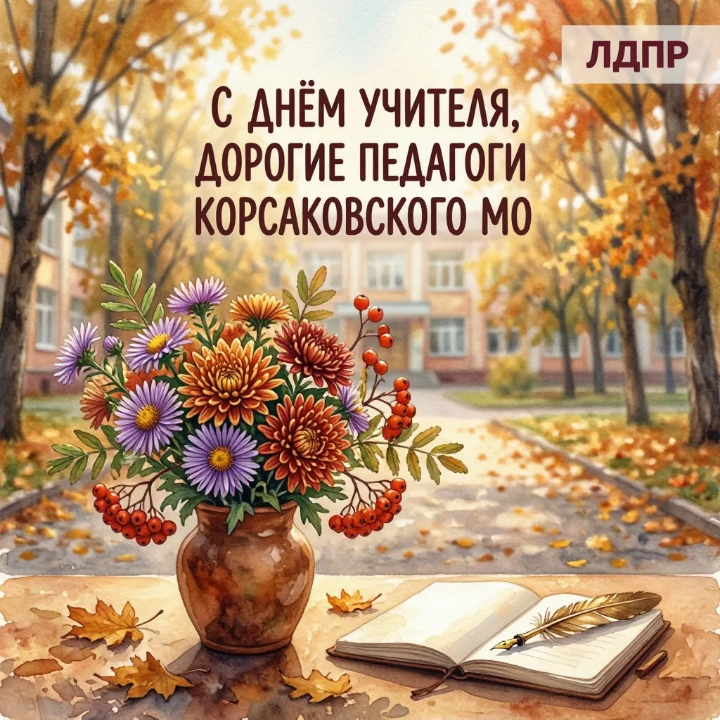 Дорогие учителя Корсаковского района, уважаемые коллеги!