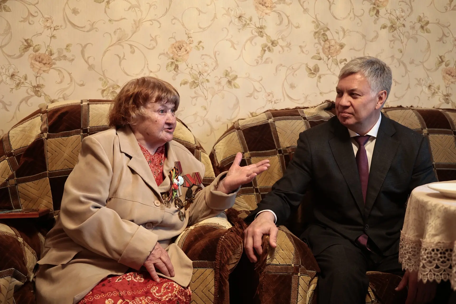 ⭐️Навестил нашу уважаемую Валентину Ивановну Пашину — жительницу блокадного Ленинграда....