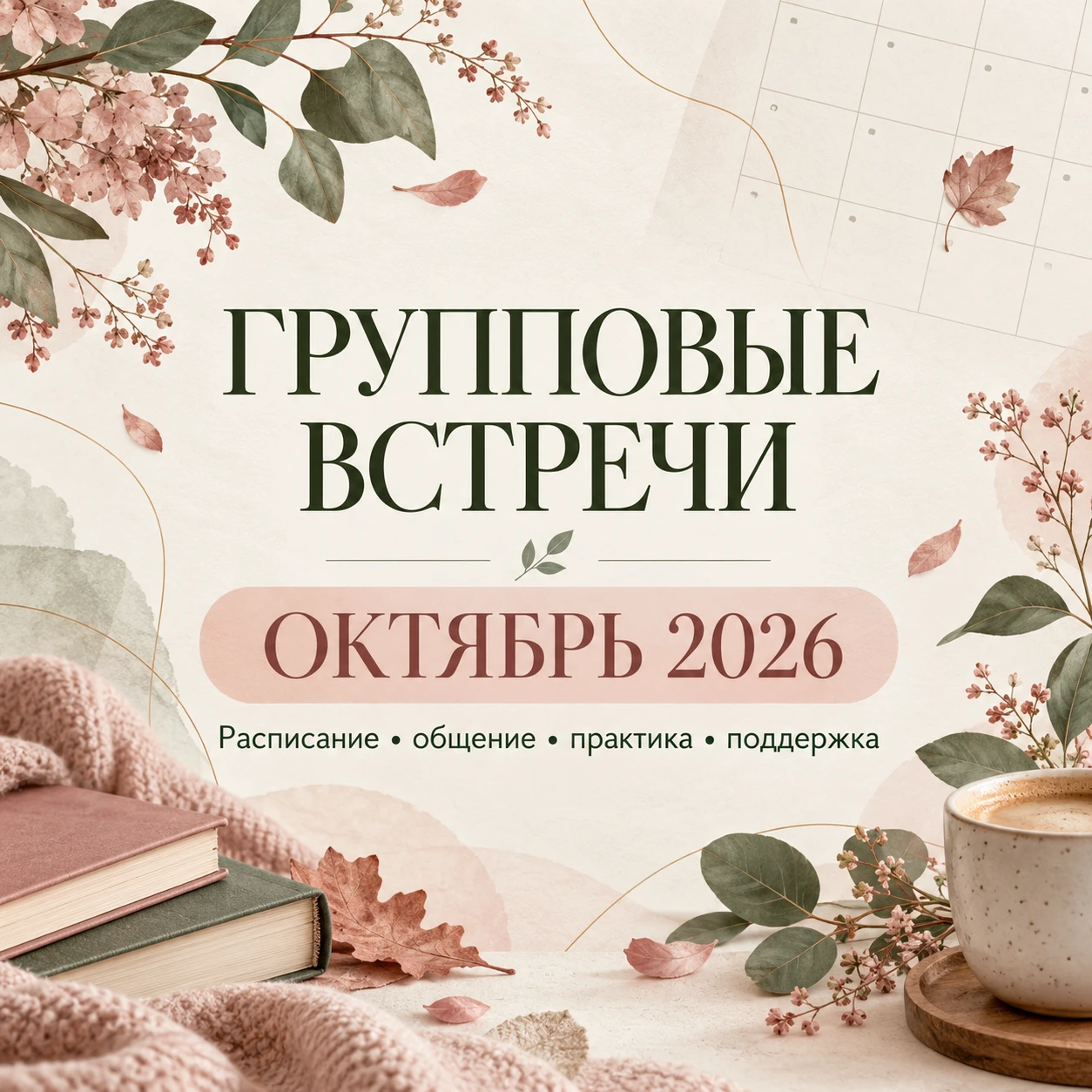 Анонс октябрьских встреч готов!