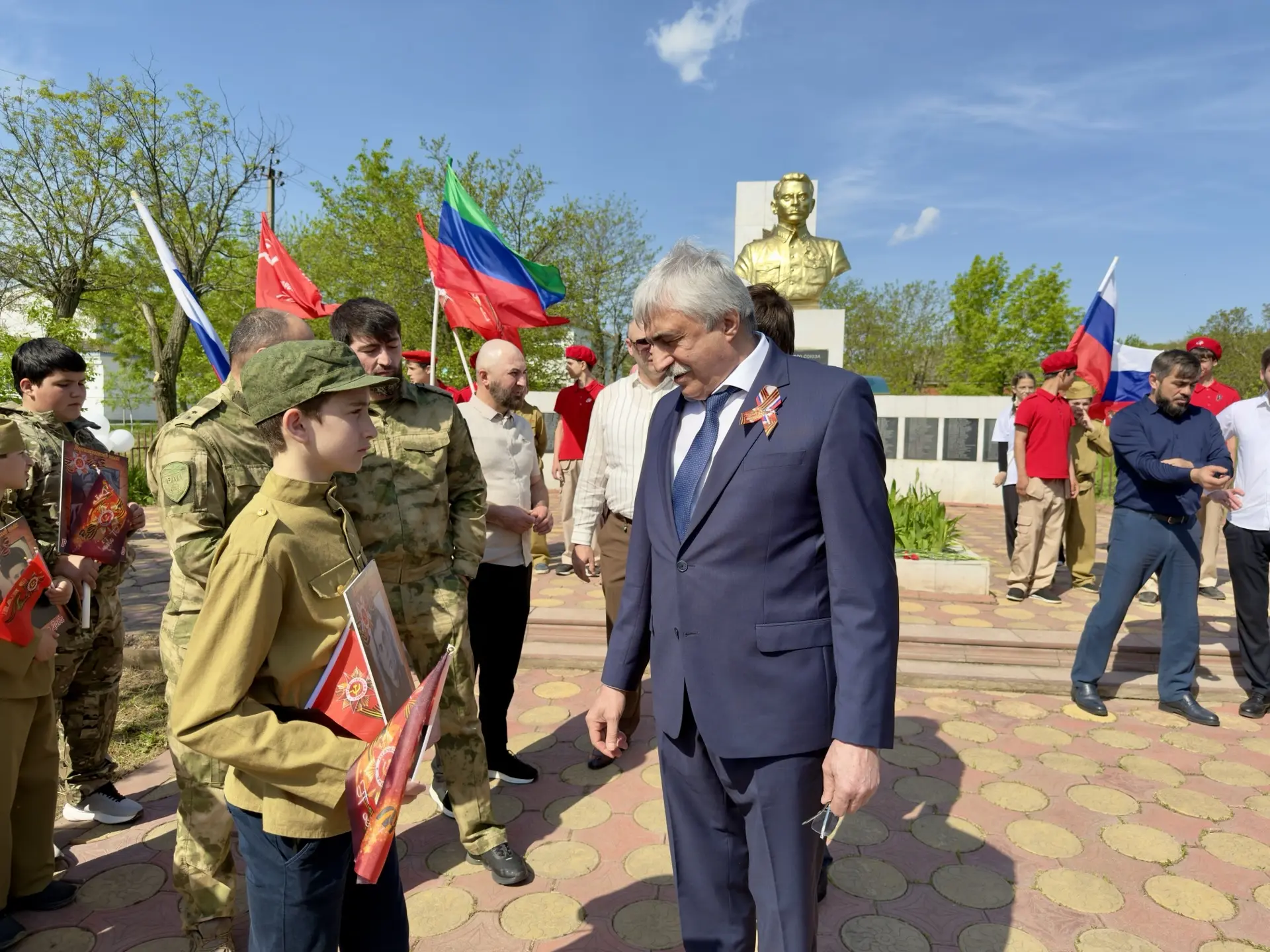 🌍Память, которая не угаснет: в селе Гамиях почтили память Героя Советского Союза Ханпаши Нурадилова 