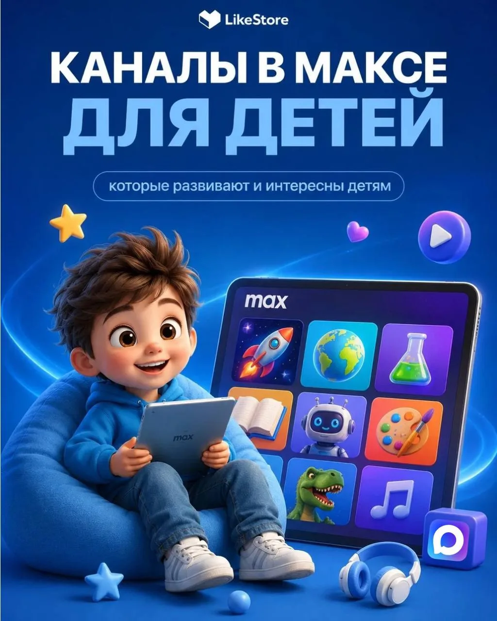 📱 3 полезных канала в Max для детей