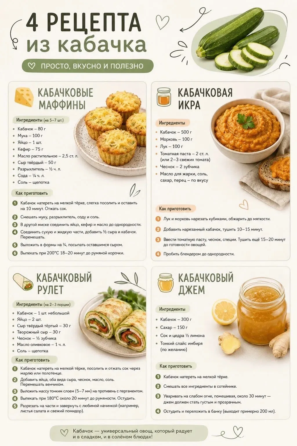 ПЕРВОЕ — КАБАЧКОВАЯ ПИЦЦА 🍕