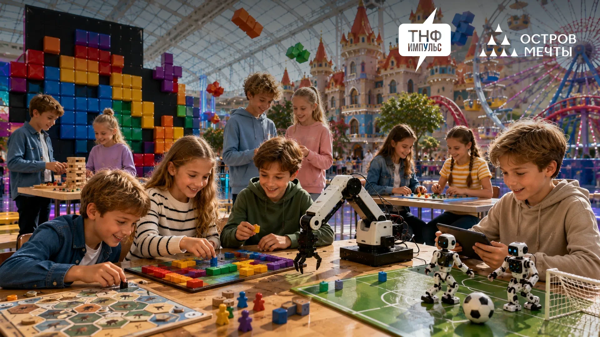 🎮 «День рождения Тетриса» в «Острове Мечты»!