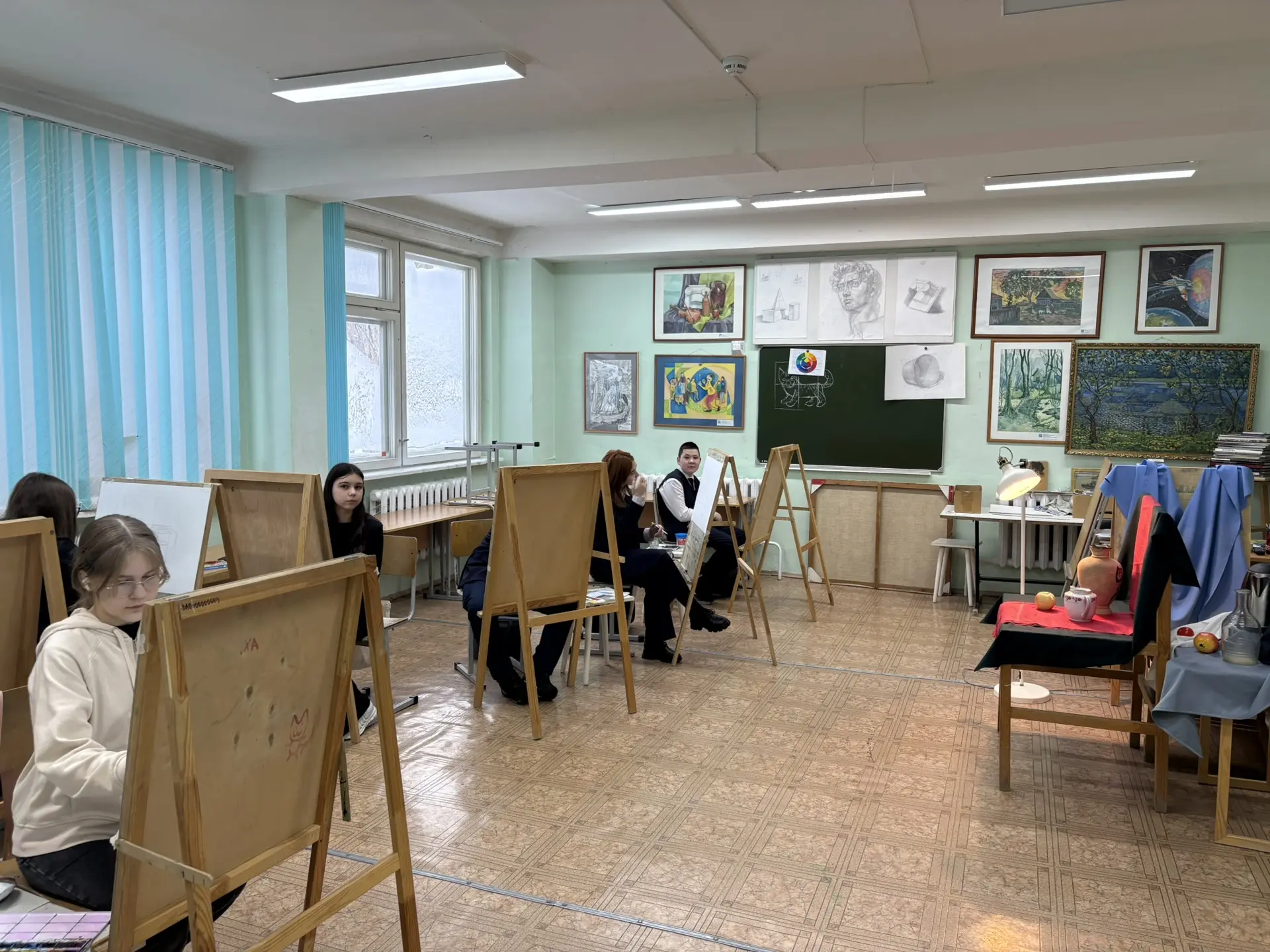 Сегодня в Детской школе искусств прошёл Муниципальный этап Республиканской олимпиады шк...