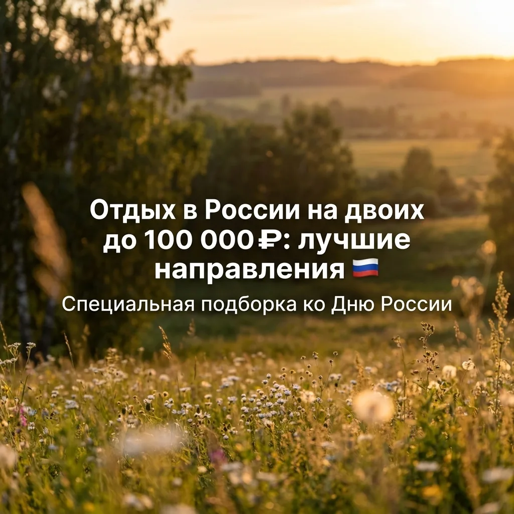 С Днем России! От Балтики до Черного моря: где отдохнуть вдвоем за 100 000 рублей? 🇷🇺✨

Сегодня от