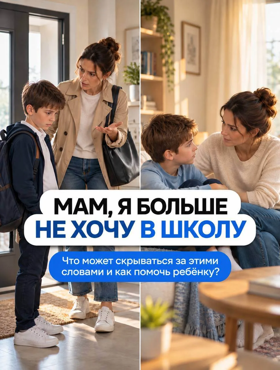 «Мам, я больше не хочу в школу»