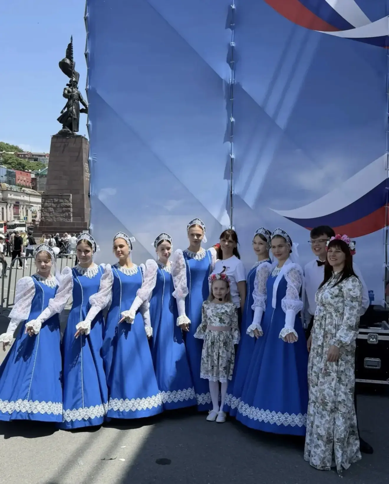 🇷🇺❤️ 12 июня, в День России, солисты вокального ансамбля «Ассоль» вместе с хореографическим ансамб