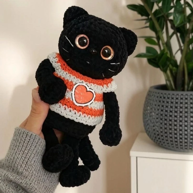 Котик крючком