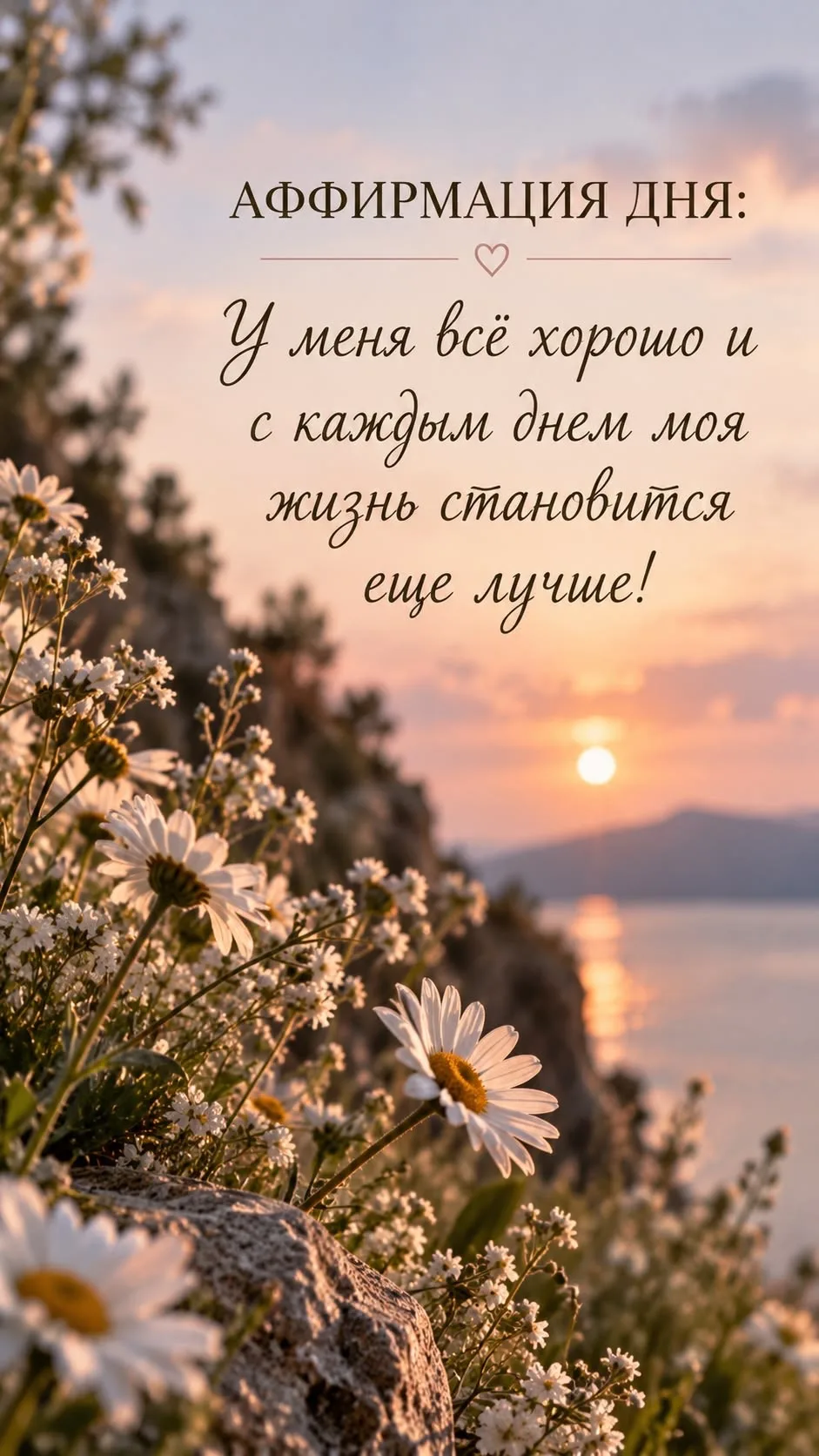 Доброе утро! Аффирмация дня!