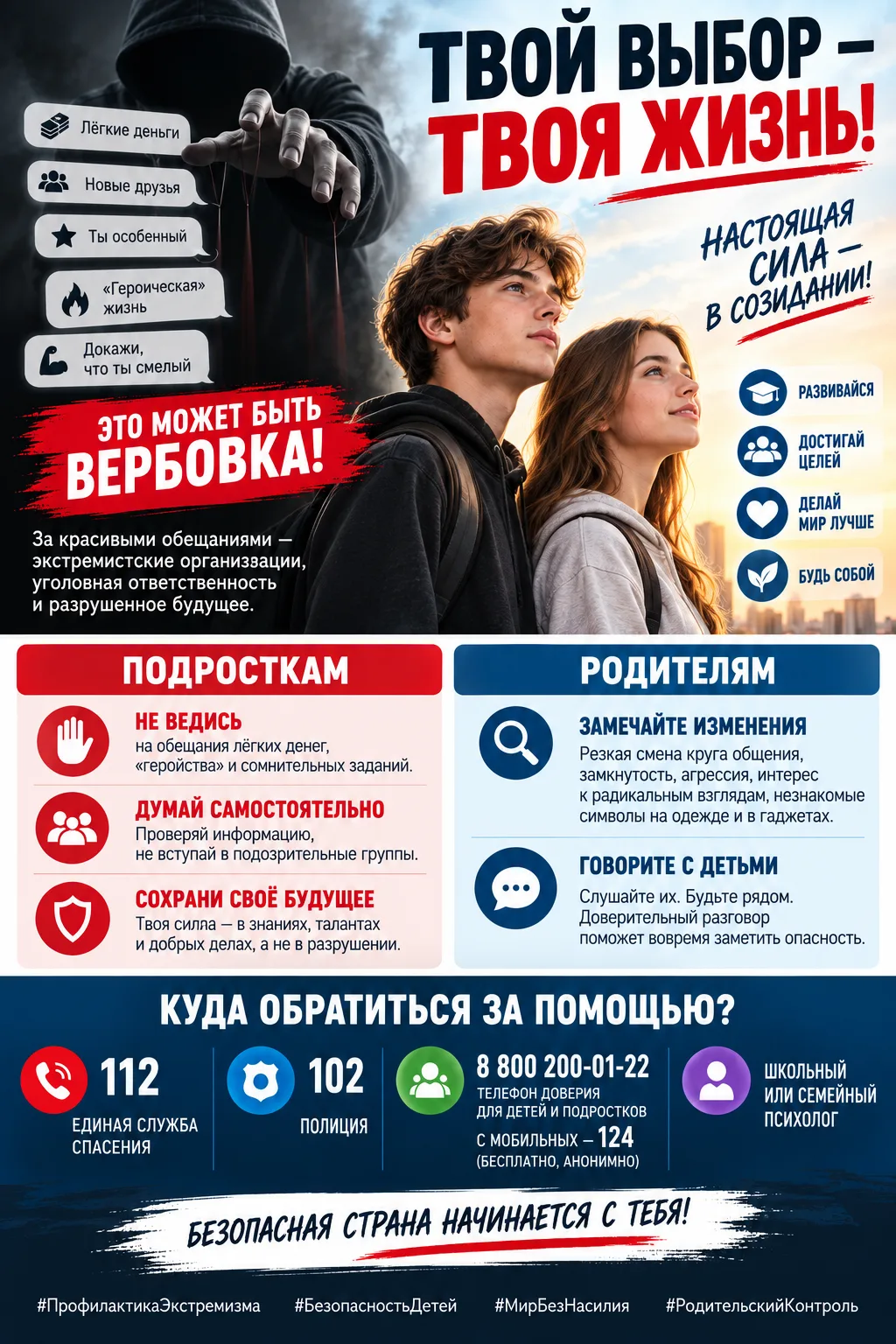 🚨 **ТВОЙ ВЫБОР — ТВОЯ ЖИЗНЬ**
