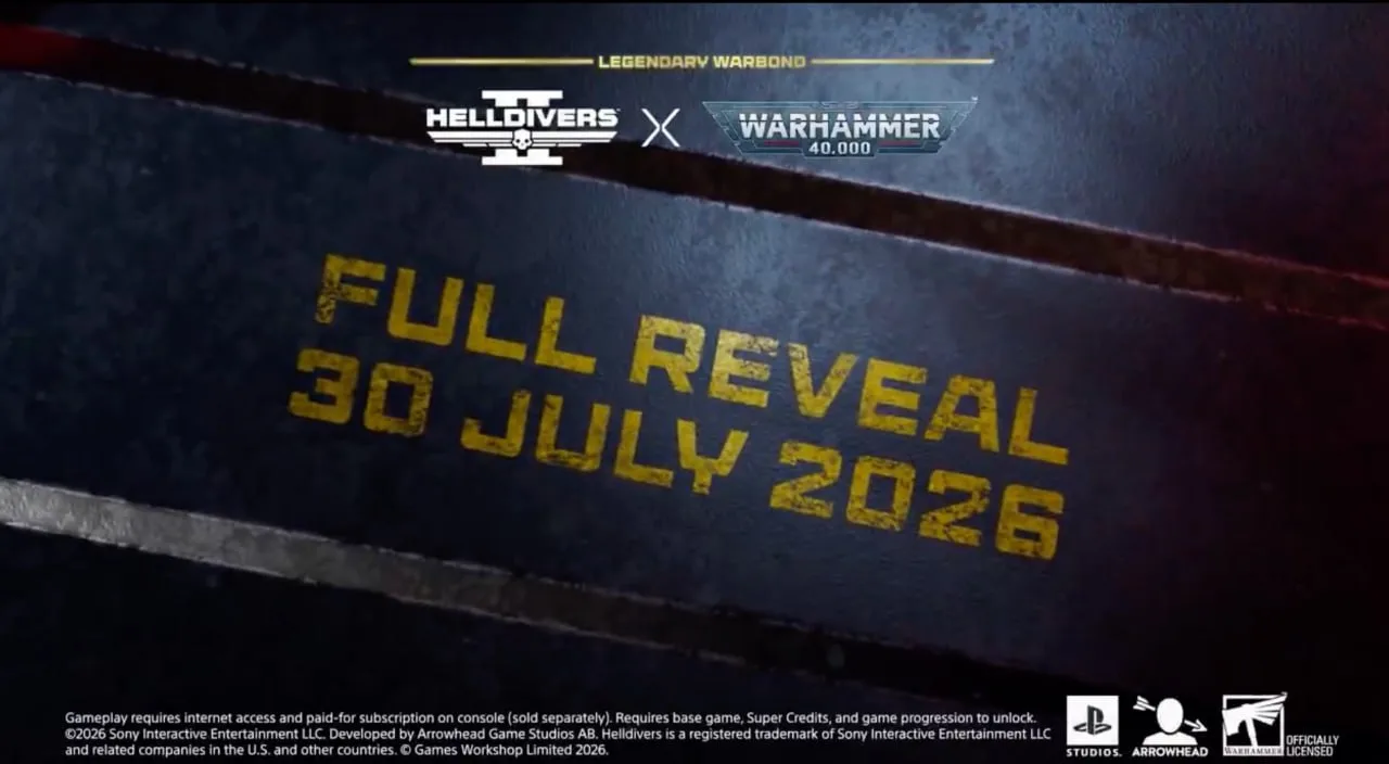 🔹️Коллаборацию Helldivers 2 и Warhammer 40,000 покажут 30 июля.