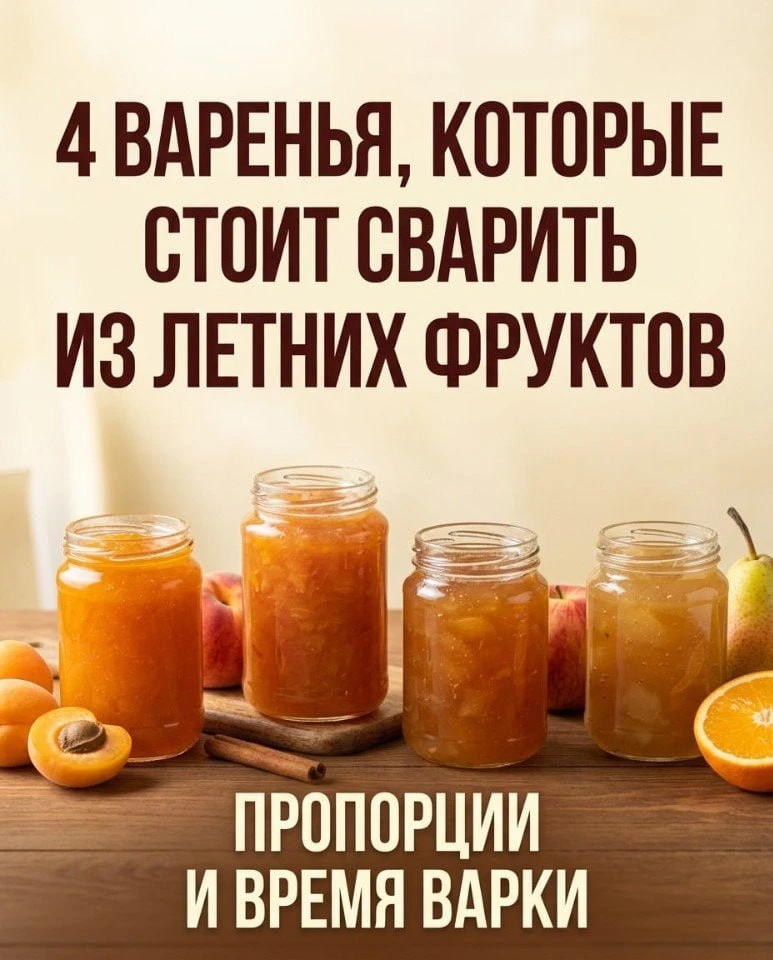 ЭТИ 4 ВАРЕНЬЯ ЗИМОЙ ЗАХОЧЕТСЯ ЕСТЬ ПРЯМО ЛОЖКОЙ ИЗ БАНКИ 🍑🍐