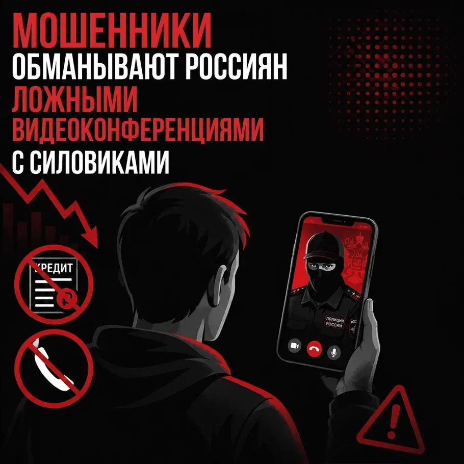 Мошенники используют новую схему обмана с фейковыми видеоконференциями от имени правоохранительных о