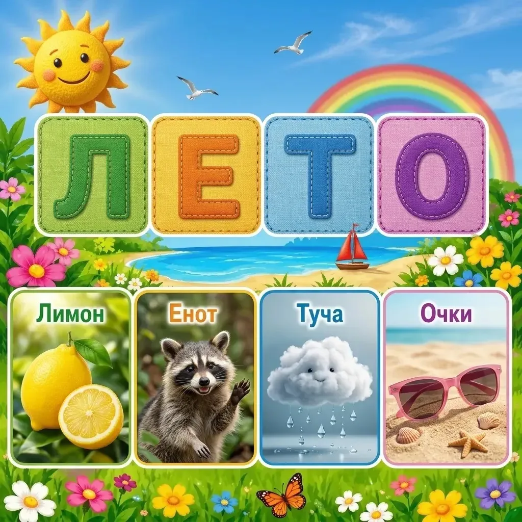 Поиграем⁉️Слово дня «Лето»