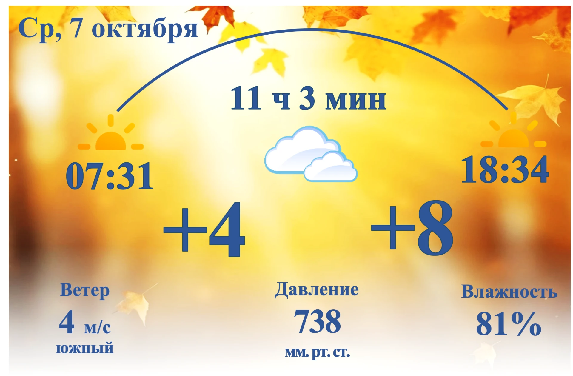 🌞Доброе утро! Осеннего тепла и хорошей погоды!