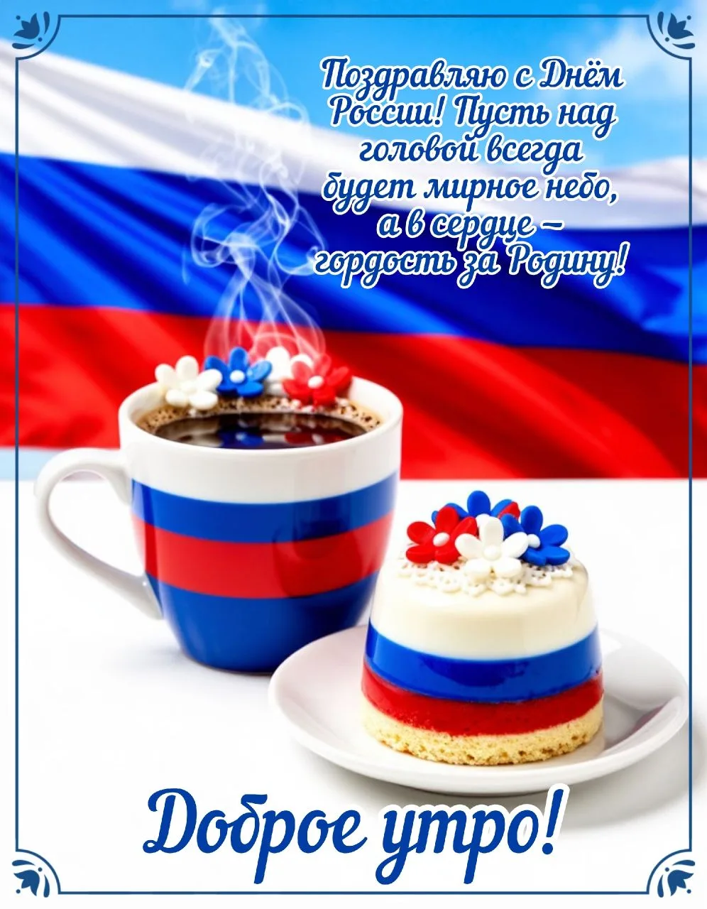 С Днём России, уважаемые родители, дети и работники детского сада!