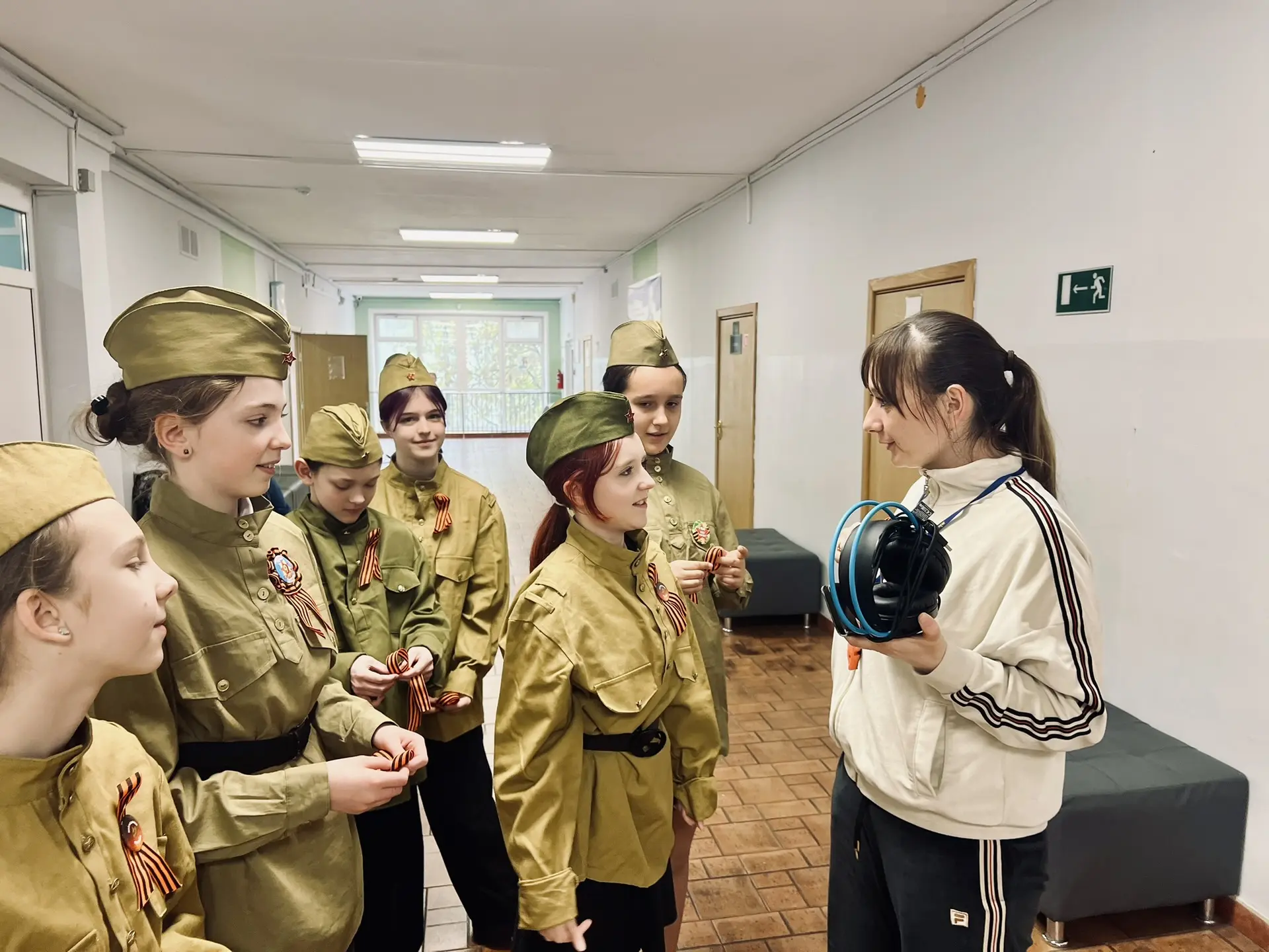 Акция «Георгиевская ленточка»  Сегодня в нашей школе стартовала традиционная патриотическая акция «Г