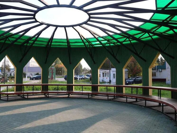 Новое общественное пространство у Дома культуры почти готово