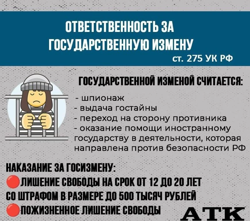 Измена Родине – тягчайшее преступление: Почему это важно понимать каждому