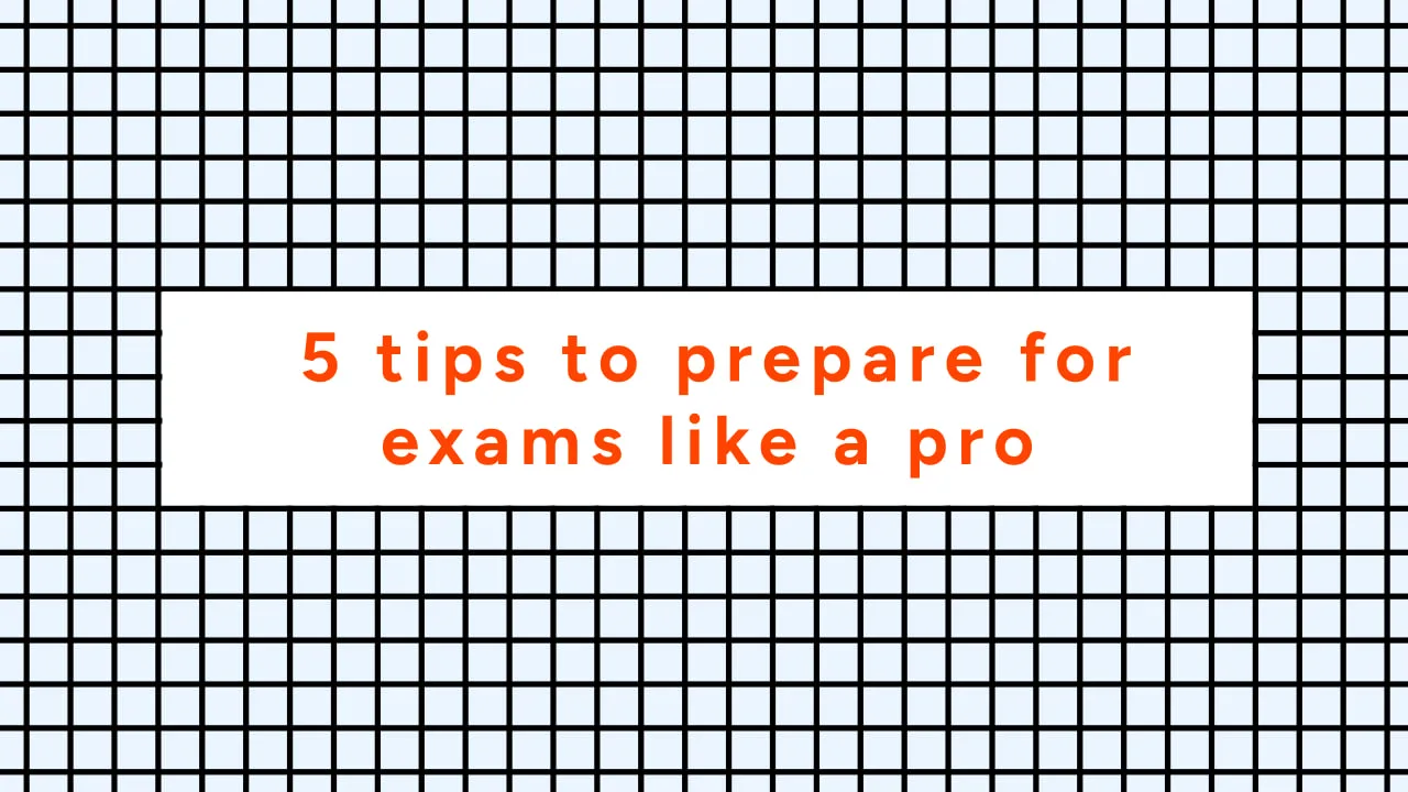 📚 5 tips to prepare for exams like a pro 💪Exam season is coming. Don't panic – here a...