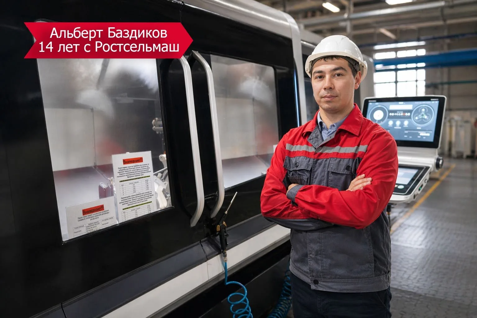 Альберт Баздиков работает в Дивизионе механической обработки Ростсельмаш с 2012 года. С...