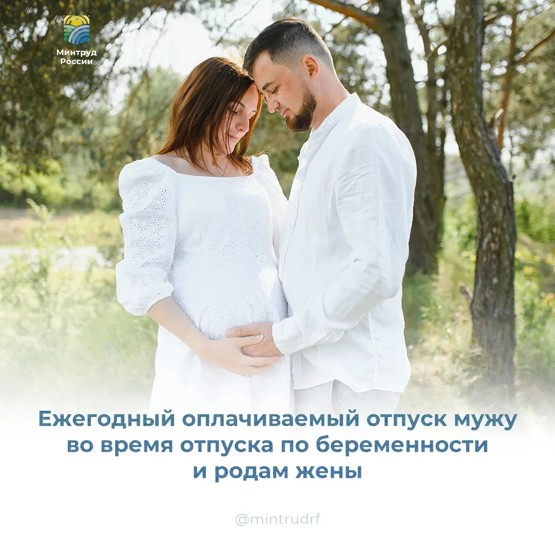 Ежегодный оплачиваемый отпуск мужу во время отпуска по беременности и родам жены