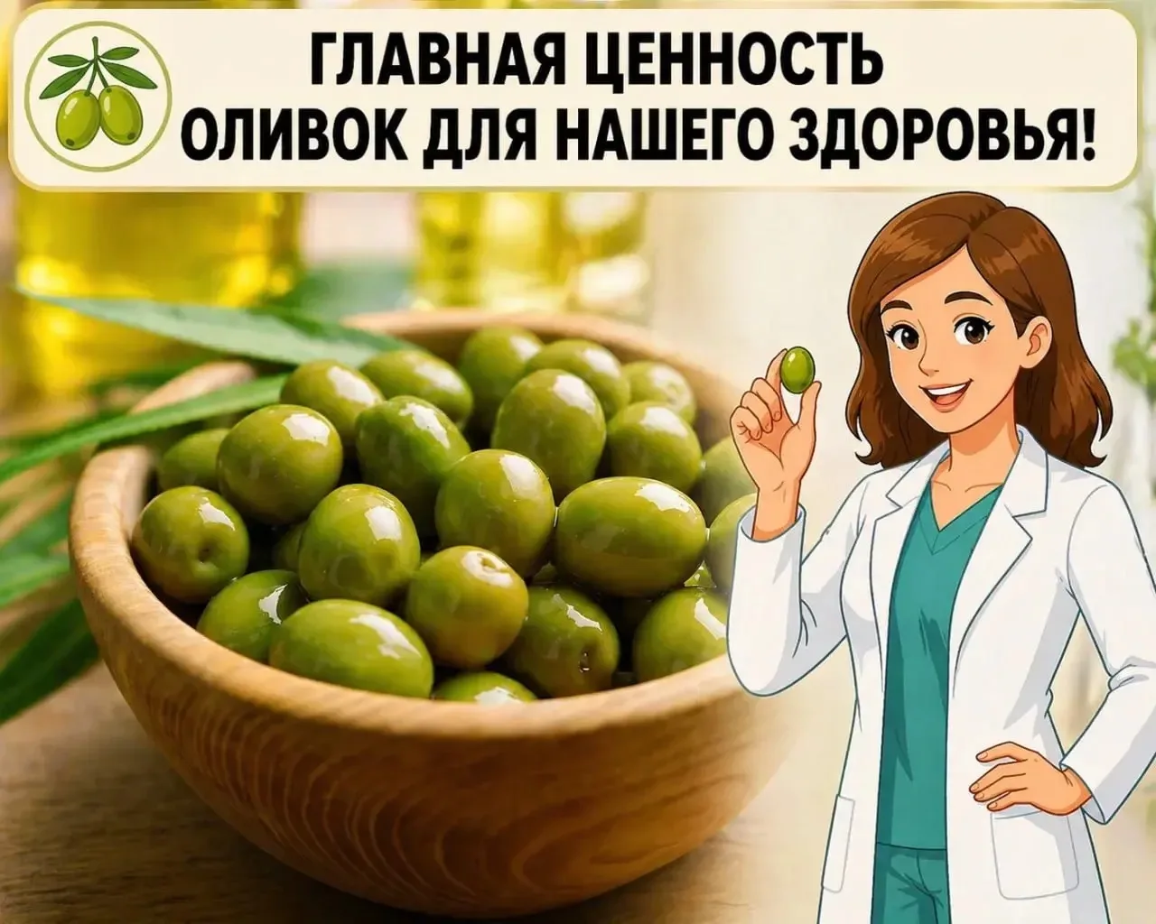 Привычка есть оливки спасает сосуды от раннего старения🫒