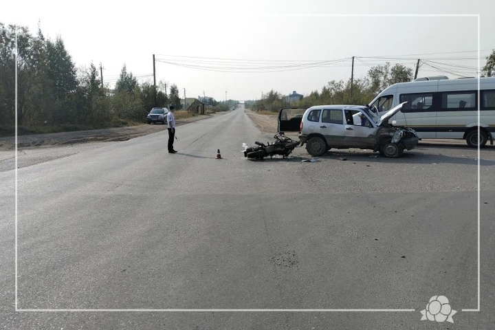 Мотоциклист погиб в Усинске